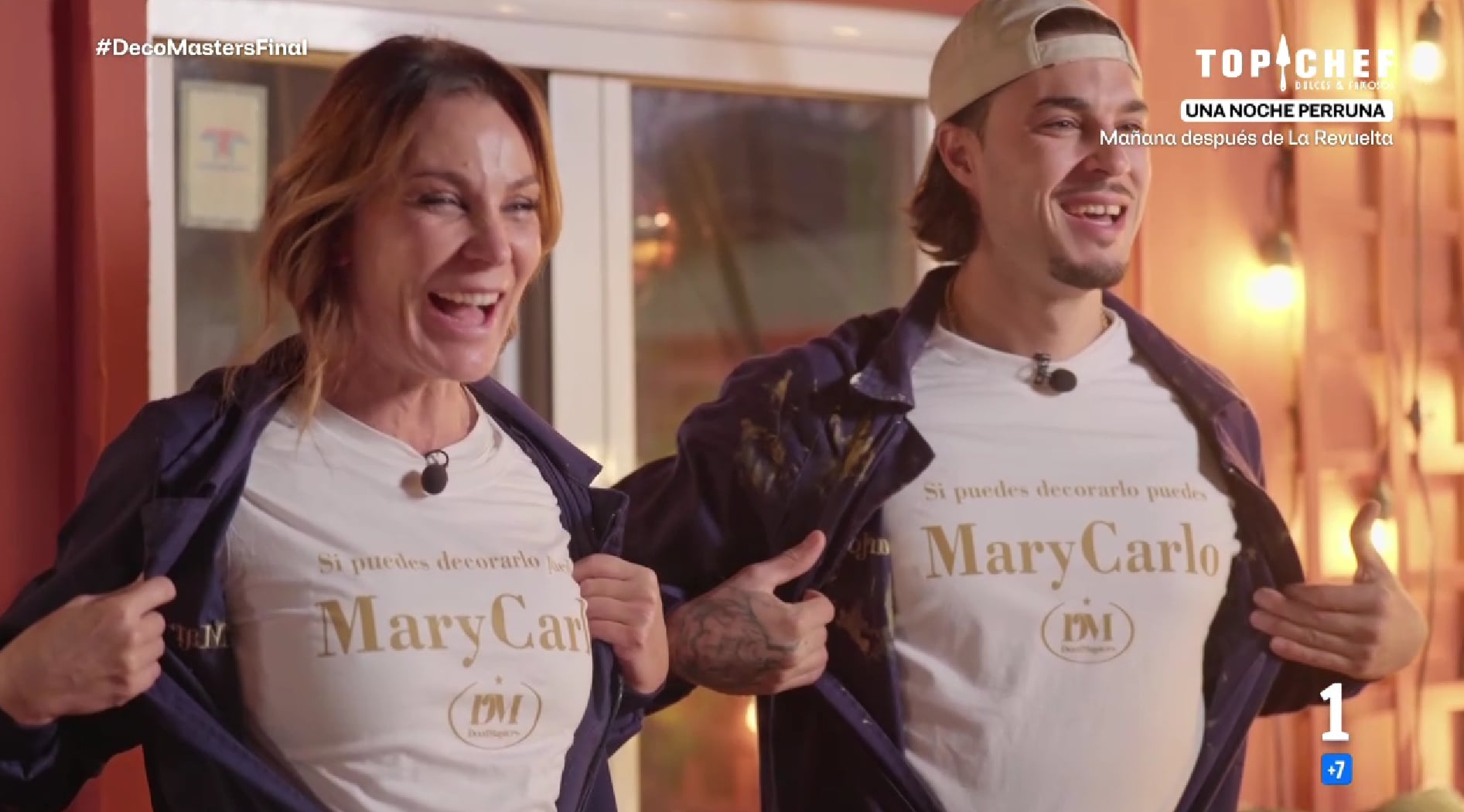 Mar Flores y Carlo Costanzia ganan la primera final de 'DecoMasters': “Estoy tan orgullosa de ti” - Infobae