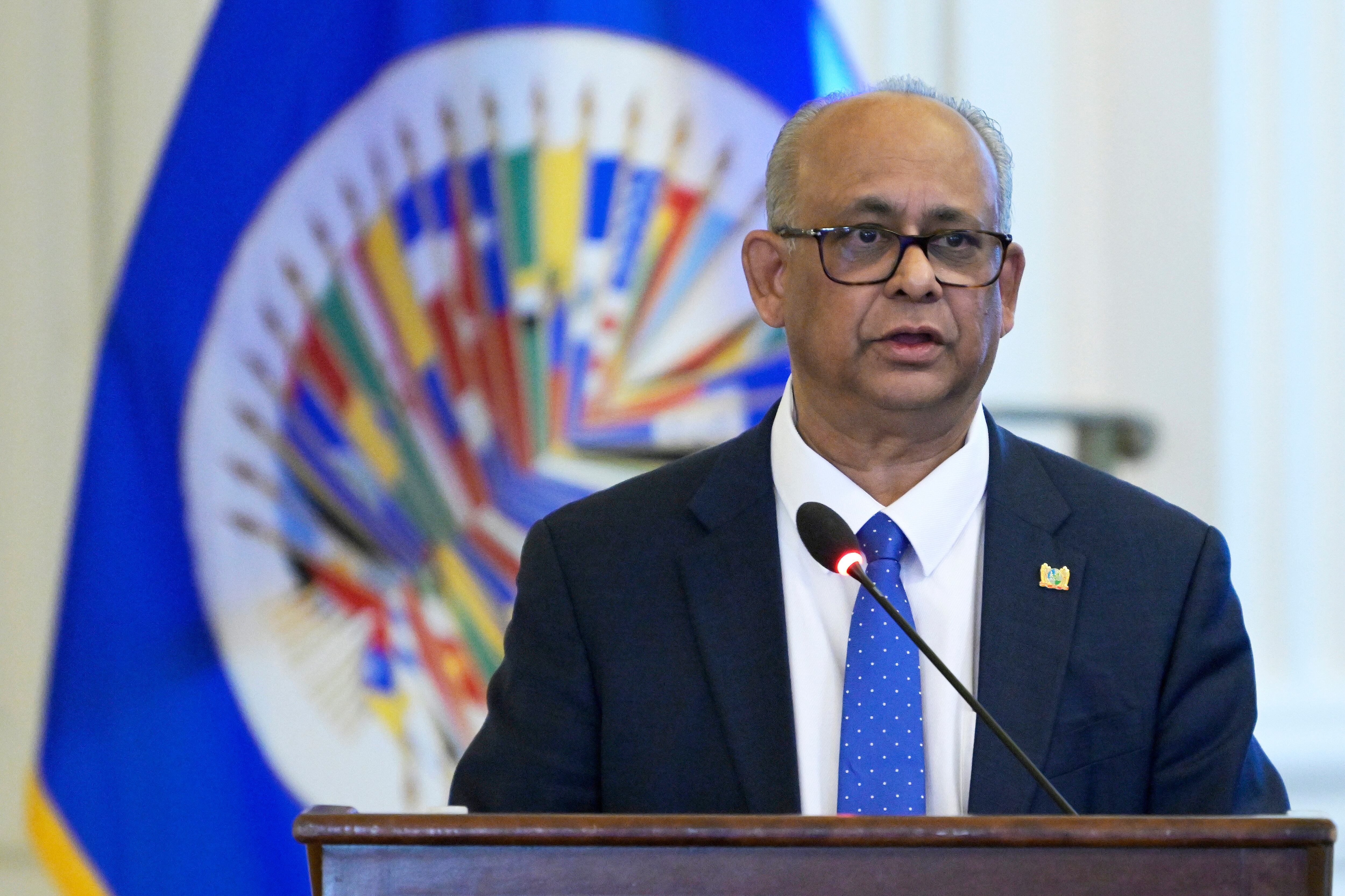 El secretario general de la OEA, Albert Ramdin (EFE/Lenin Nolly)