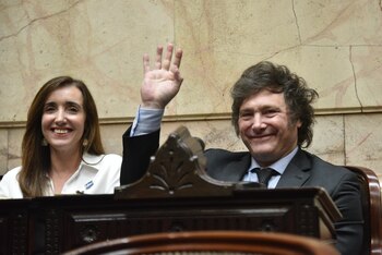 Javier Milei y Victoria Villarruel