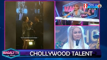 ¿Volvió el amor? Daniela Darcourt evita responder si regresó con Waldir Felipa y Magaly la confronta. Captura: Magaly TV La Firme.
