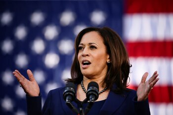 Kamala Harris, candidata demócrata a
