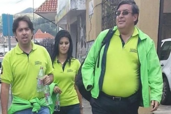 Diana Jácome cuando apoyaba al