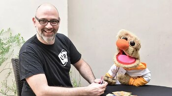 José Luis Telecher con Narizota,