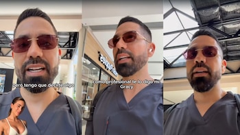Ante la ola de críticas, Alejandro Hoyos aclaró que su observación fue hecha “desde el cariño” y que no buscaba perjudicar a la artista - crédito @dr.alejandrohoyos/ Instagram