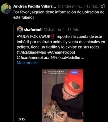 La senadora animalista también se