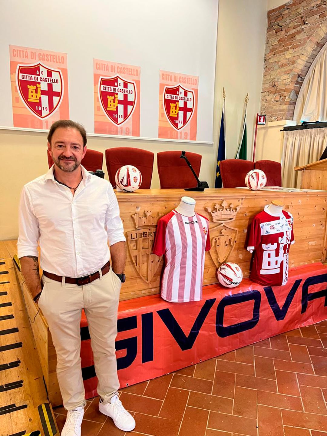 Matías Bergoglio, presidente del club