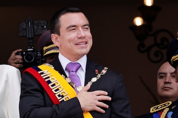 El presidente Daniel Noboa ha