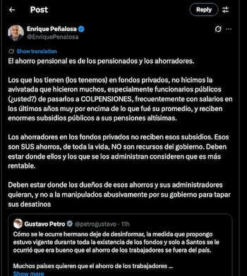 Enrique Peñalosa no se quedó