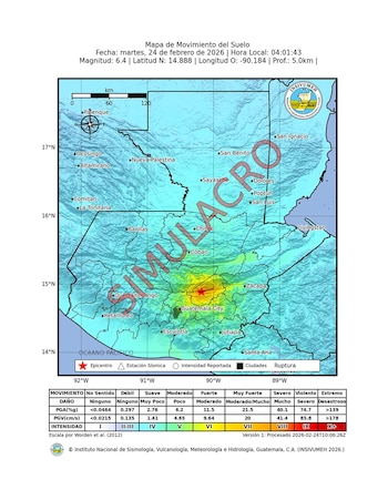 Este mapa ilustra el movimiento