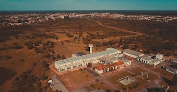 Vista aérea del complejo RARET,