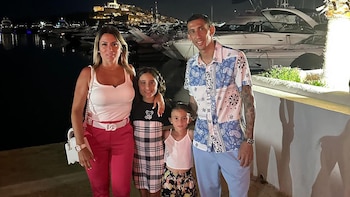 Los Di María disfrutando de