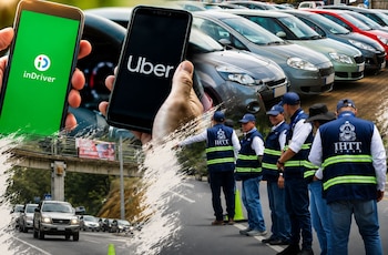 Taxistas VIP aseguran que las multas y la retención de unidades afectan directamente el sustento económico de cientos de familias hondureñas. (FOTO: Infobae)