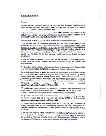 Una de las hojas del