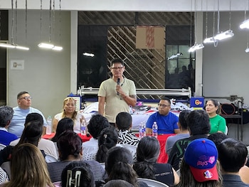 El presidente del Fredemype, Renee