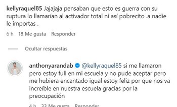 Anthony Aranda responde a críticas
