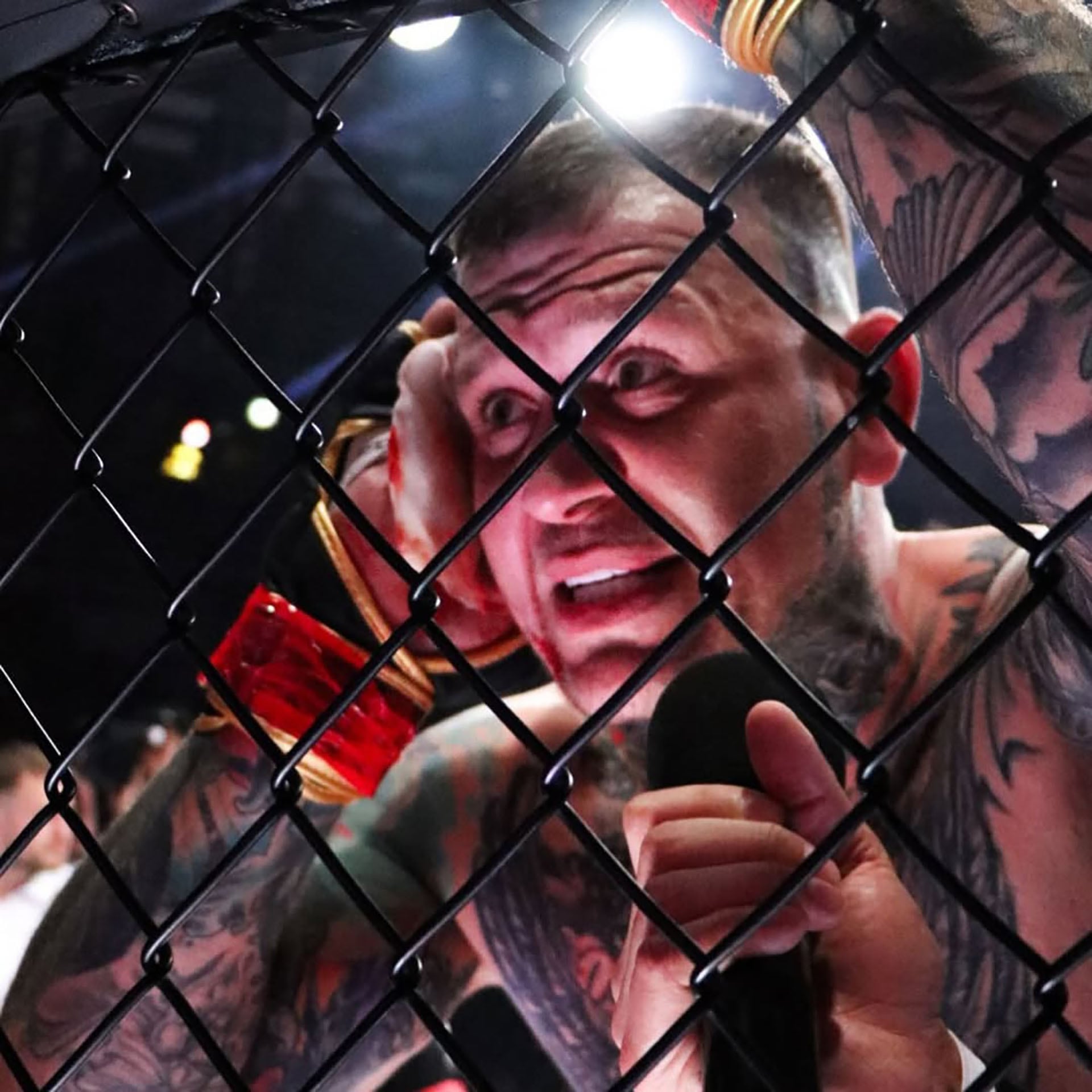 El combate se dio por finalizado en el primer round