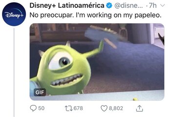 La cuenta tomó con humor