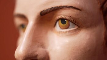 Muchas piezas de escultura antigua