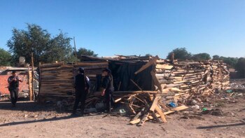 La casilla de madera en