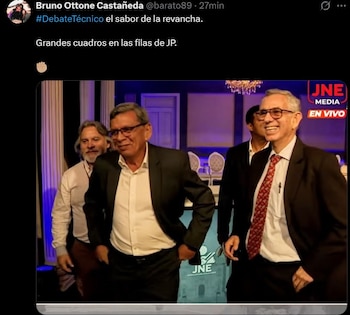 Memes invaden X tras enfrentamiento entre Rosangella Barbarán y Ernesto Zunini. Captura: x.