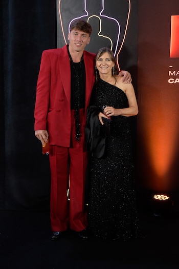 Marcos Giles, junto a su