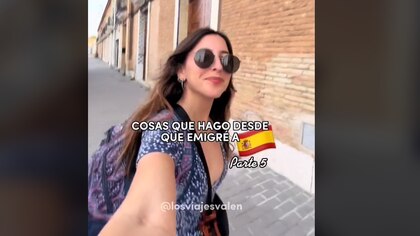 Una argentina que vive en España explica las cosas que ha cambiado de su rutina desde que se mudó a Valencia
