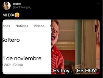 Meme día del soltero