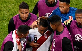 Jugadores de la selección peruana