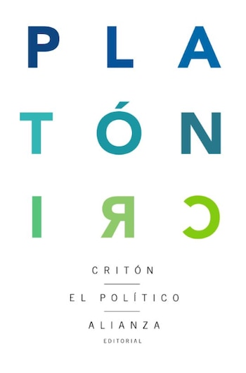 Cubierta de 'Critón', el diálogo de Platon. (Alianza Editorial)