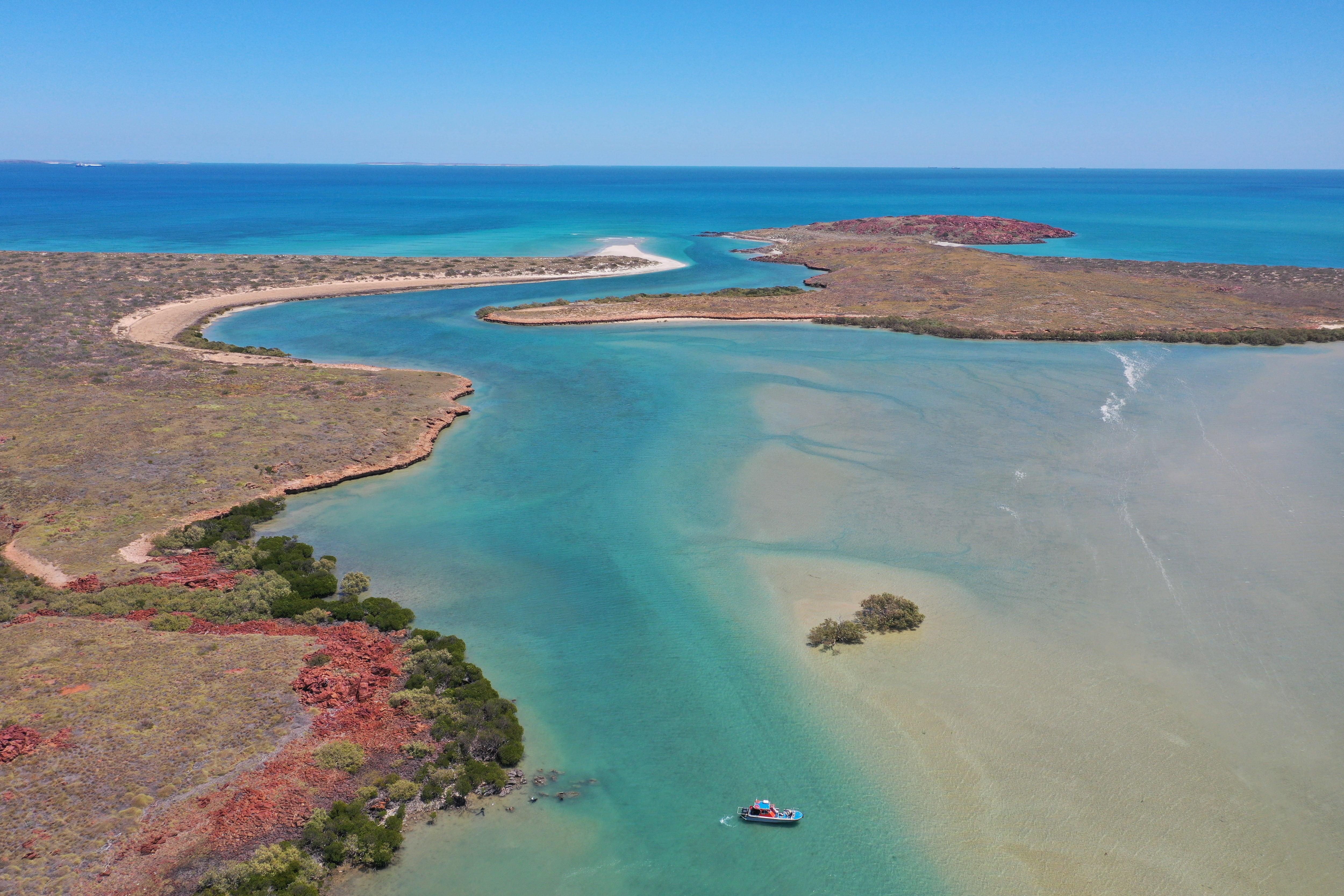 La gran distancia entre los puertos dificultaba el auxilio y el rescate de sobrevivientes en sectores aislados (DHSC Project & Flinders University Maritime Archaeology Program via REUTERS)