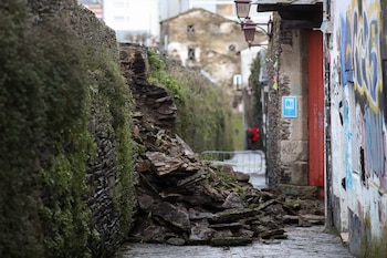 Así ha quedado parte de