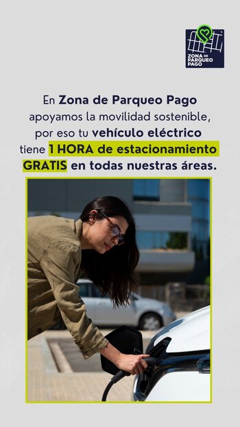Las autoridades promueven el uso de estas zonas en la ciudad - crédito @ZonaParqueoPago / X