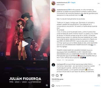 Ana Bárbara compartió un video