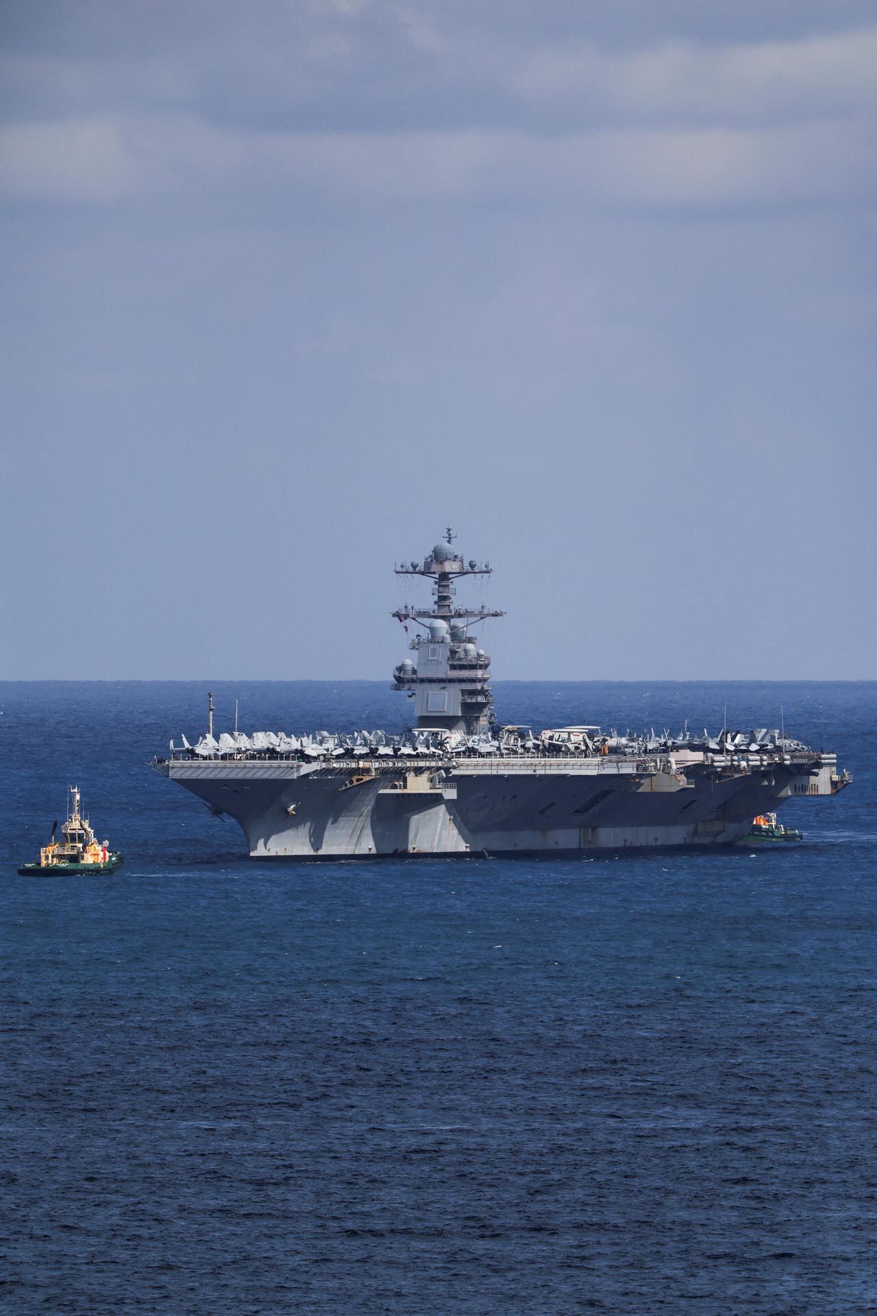 Estados Unidos despliega la mayor concentración militar en la región desde 2003, con énfasis en el refuerzo de capacidades navales y aéreas estratégicas (REUTERS)