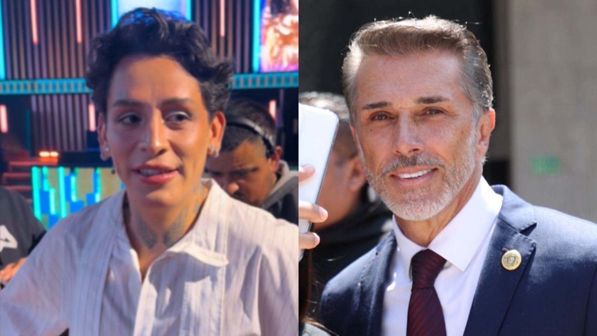 Durante la transmisión en vivo, Mayer criticó los comentarios de los panelistas y desató una serie de enfrentamientos que incluyeron gritos. (Captura de pantalla Telemundo / CUARTOSCURO)