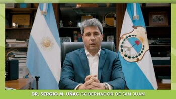 Sergio Uñac se refirió al