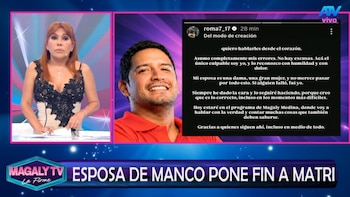 MagalyMedina tras comunicado de Reimond Manco: “Más palabreador, florero como él solo”