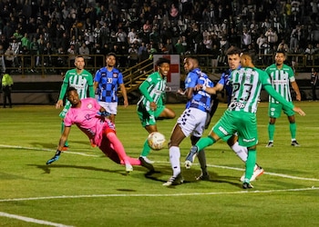 El "Verdolaga" tendrá una visita clave para clasificar a las finales del fútbol colombiano-crédito Mcgiver Barón/Colprensa
