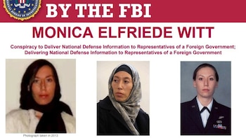 El FBI ofrece más de 170.000 euros por información para detener a una exagente acusada de desertar a Irán