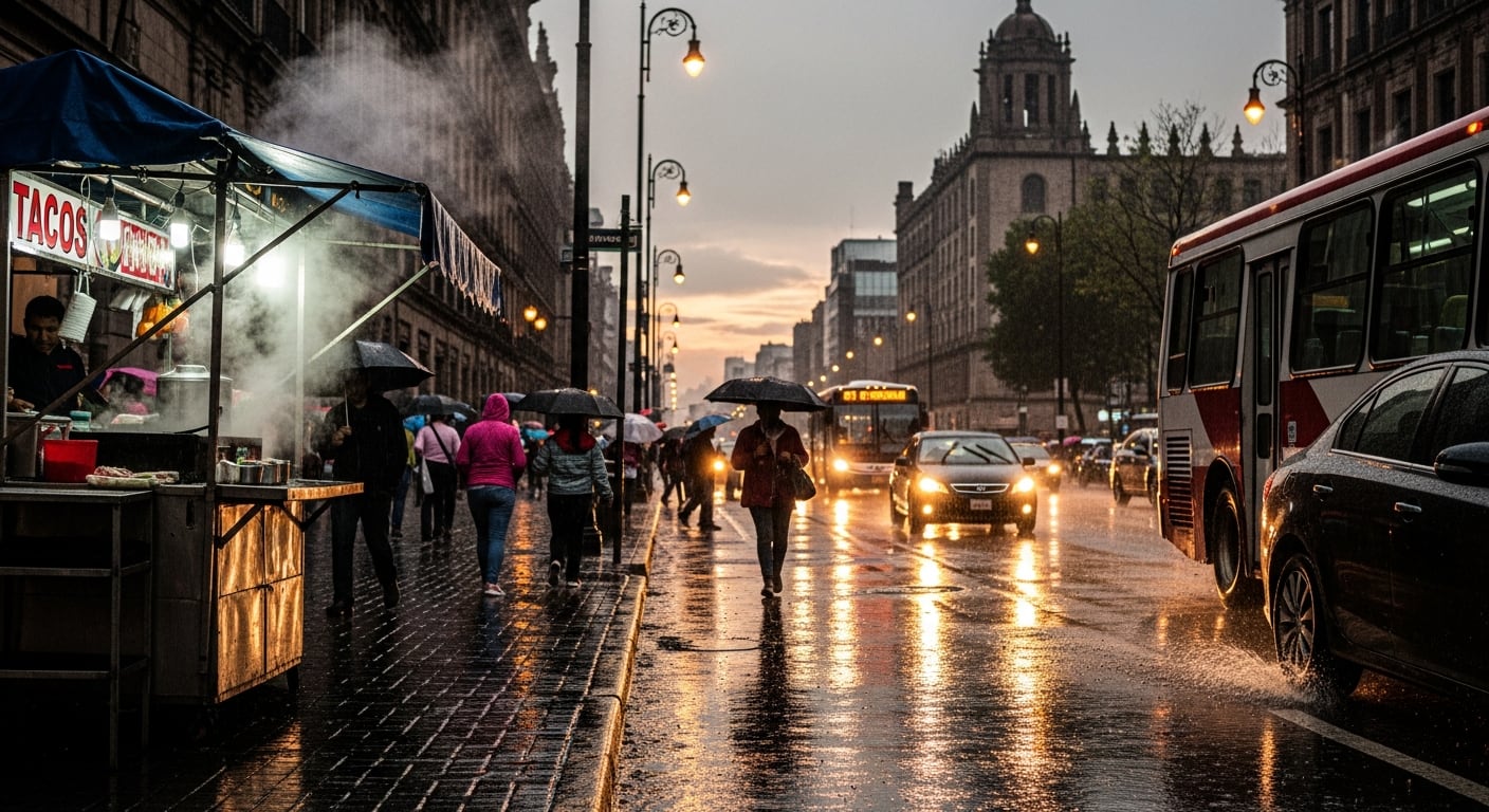 Lluvias y granizo afectarán el Valle de México este domingo y lunes (Imagen Ilustrativa Infobae)