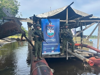 El control fluvial en Inírida