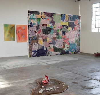 Una de las pinturas de