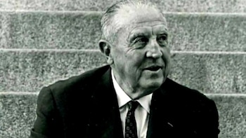 El expresidente del Real Madrid Santiago Bernabéu (página del Real Madrid)