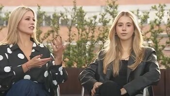 Pilar Schmitt y su hija