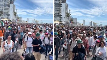 Mexicanos armaron la fiesta después