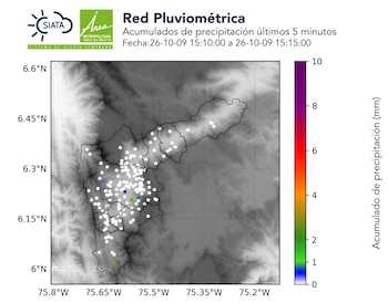 El siata mantiene el seguimiento de las condiciones atmosféricas y los niveles de las quebradas del Valle de Aburrá ante la posibilidad de nuevas precipitaciones - crédito @DAGRDMedellin/X