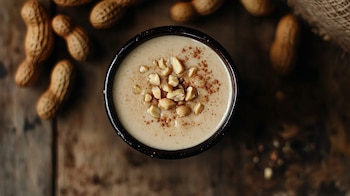 El atole de cacahuate contribuye