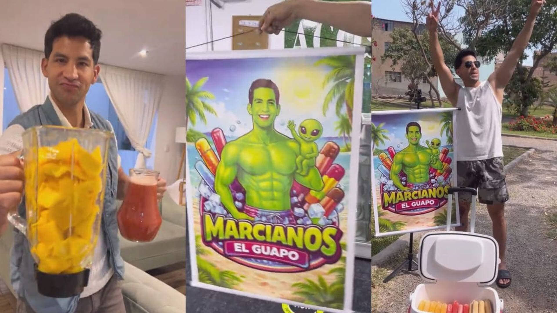 El popular actor sorprende a sus seguidores apareciendo en los mercados con su emprendimiento, recibiendo mensajes de apoyo y admiración que han hecho viral su historia en plataformas digitales (TikTok)
