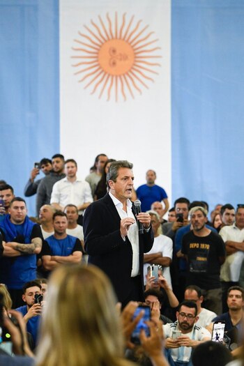 Sergio Massa realizó el acto