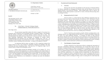 Una parte del expediente del